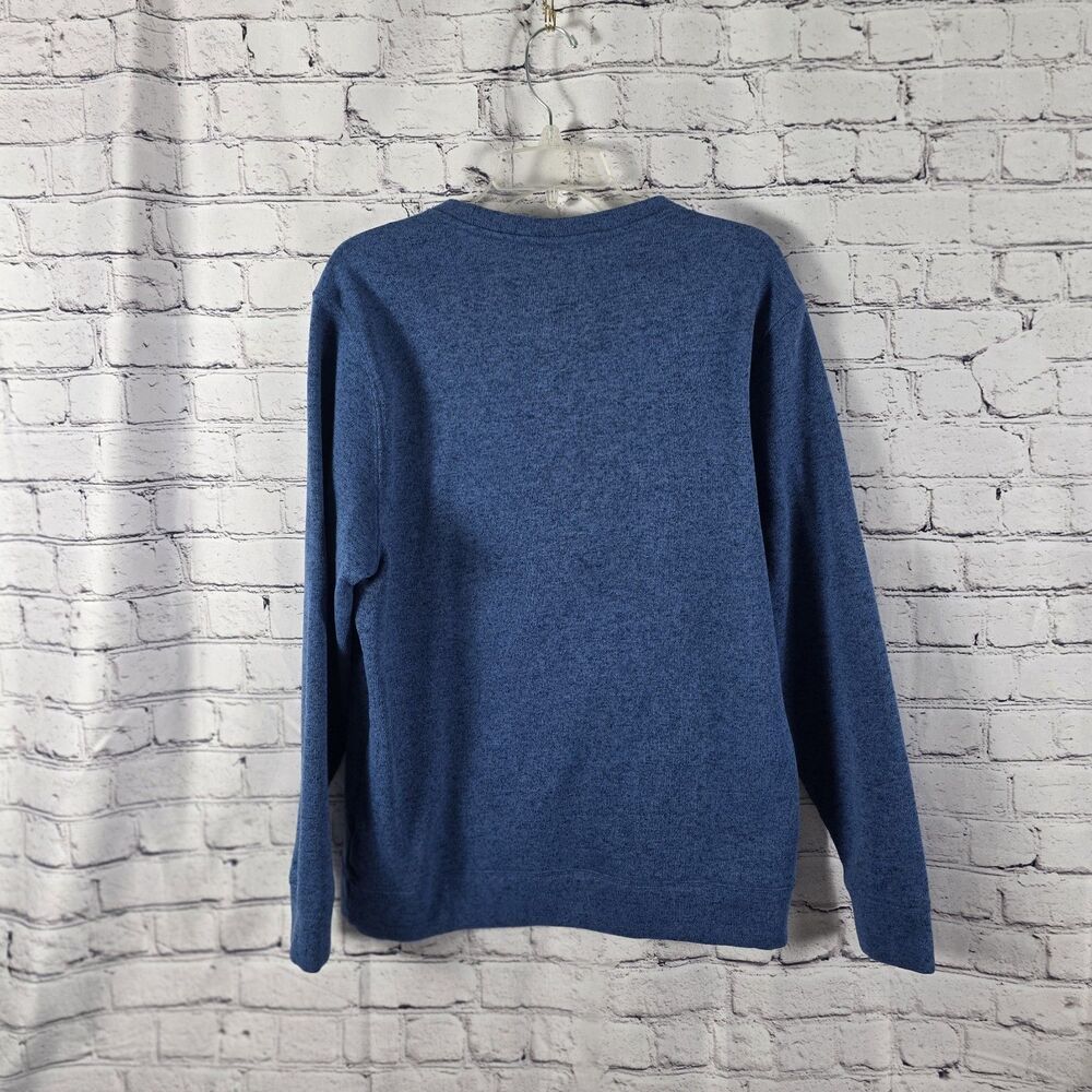 Crown & Ivy Men's Small Blue Crew‎ Neck Sweater - Picture 7 of 8